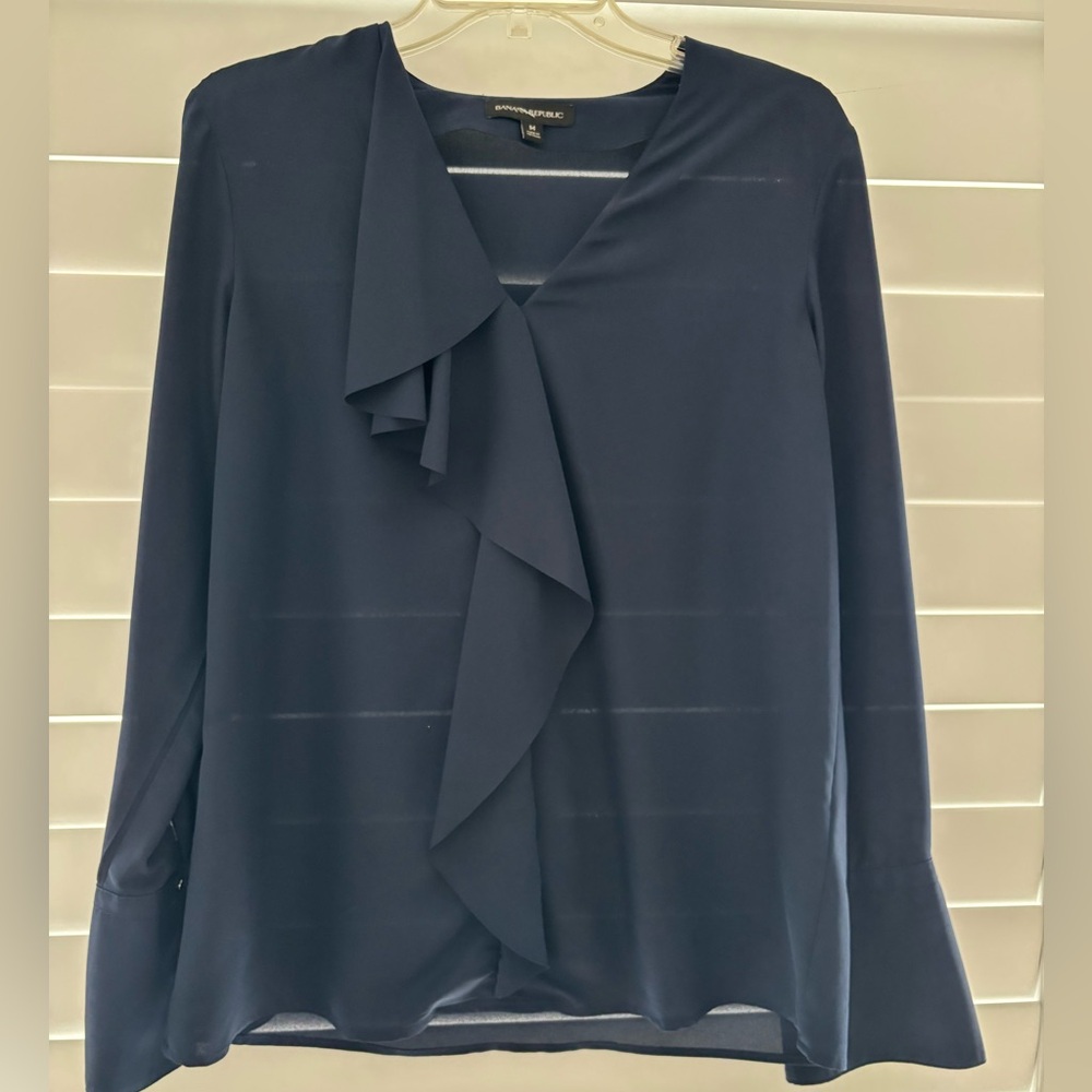 Banana Republic Navy Blouse
